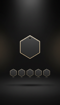 Hexagonale Duftkarte Midnight